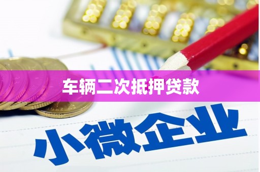 聂荣车辆二次抵押贷款