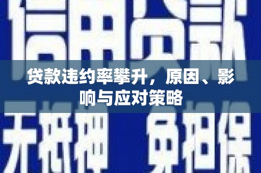 金湾贷款违约率攀升，原因、影响与应对策略