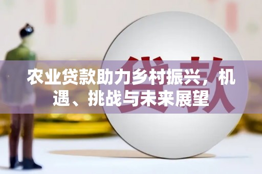 弋阳农业贷款助力乡村振兴，机遇、挑战与未来展望