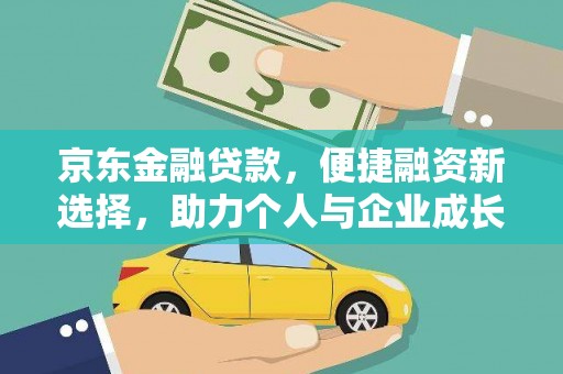 临漳京东金融贷款，便捷融资新选择，助力个人与企业成长