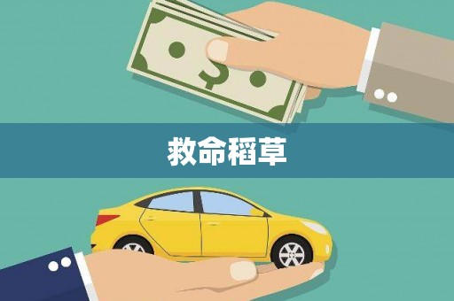 花坛救命稻草