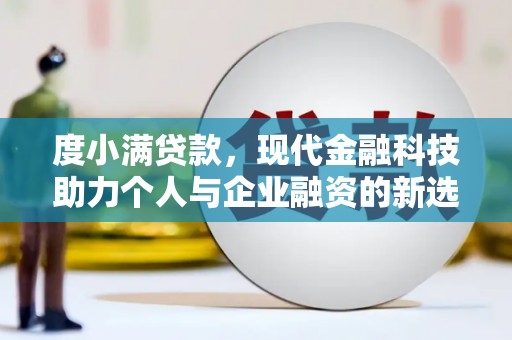 保定度小满贷款，现代金融科技助力个人与企业融资的新选择