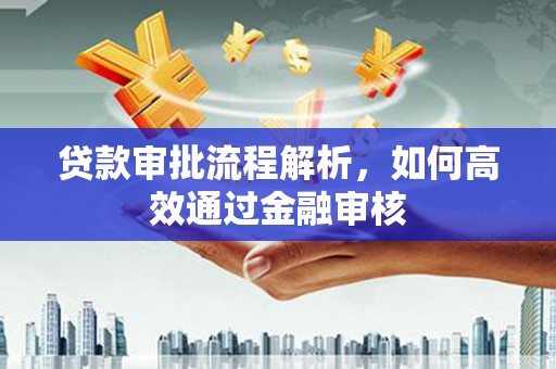 中寮贷款审批流程解析，如何高效通过金融审核