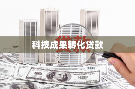 平顶山科技成果转化贷款