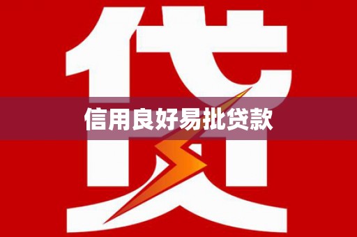 硚口信用良好易批贷款